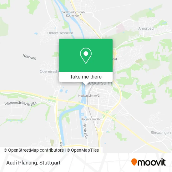 Карта Audi Planung
