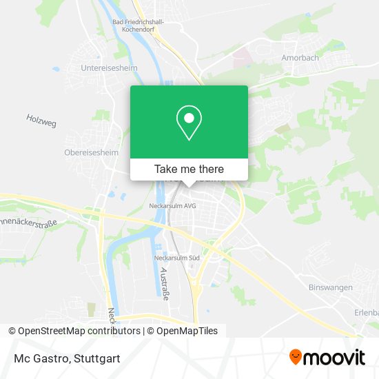 Карта Mc Gastro