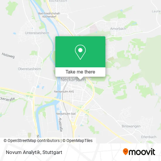 Карта Novum Analytik