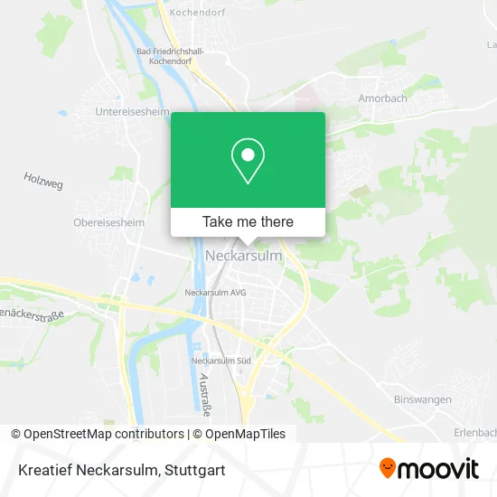 Карта Kreatief Neckarsulm