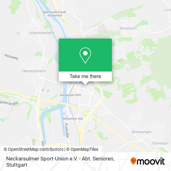Neckarsulmer Sport-Union e.V. - Abt. Senioren map