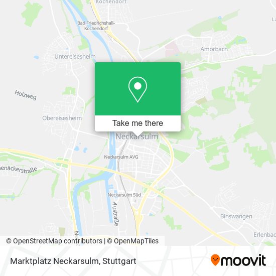 Marktplatz Neckarsulm map