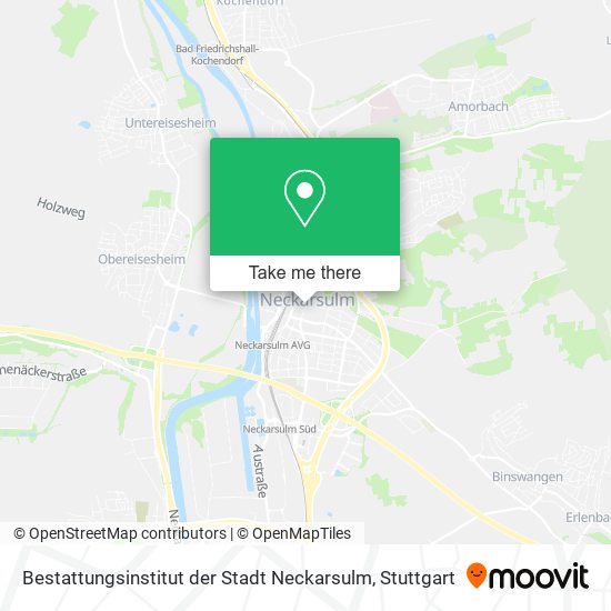 Bestattungsinstitut der Stadt Neckarsulm map