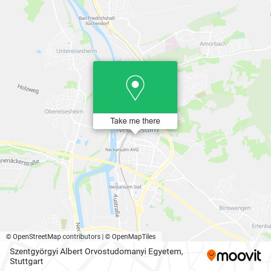Szentgyörgyi Albert Orvostudomanyi Egyetem map
