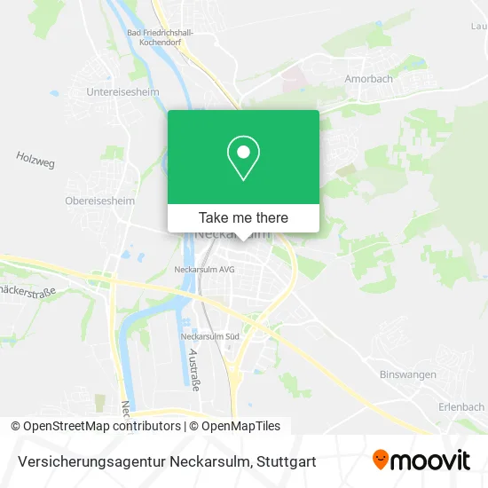 Карта Versicherungsagentur Neckarsulm