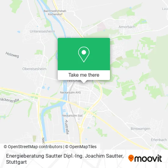 Карта Energieberatung Sautter Dipl.-Ing. Joachim Sautter