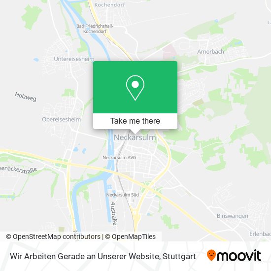 Карта Wir Arbeiten Gerade an Unserer Website