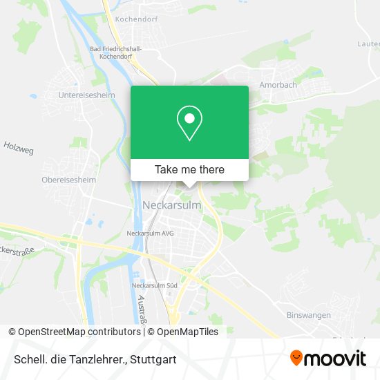 Карта Schell. die Tanzlehrer.