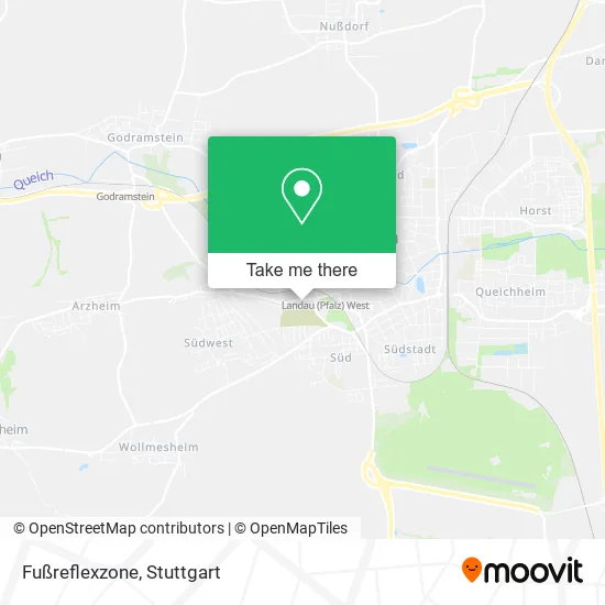 Карта Fußreflexzone