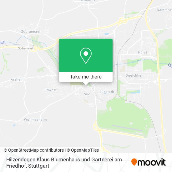 Hilzendegen Klaus Blumenhaus und Gärtnerei am Friedhof map