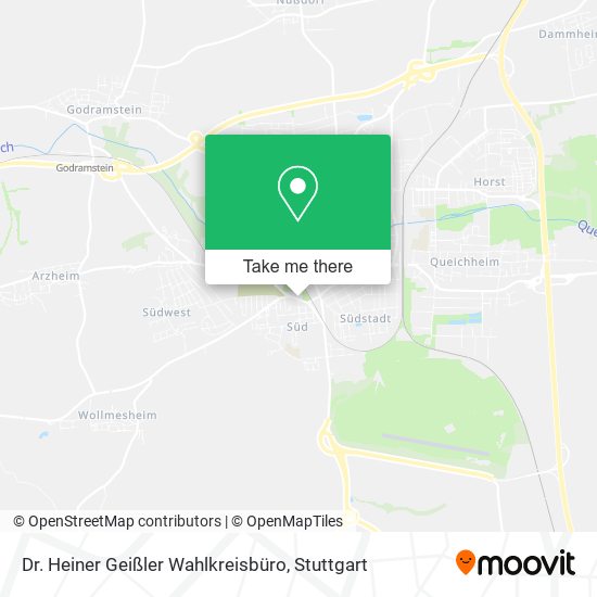 Dr. Heiner Geißler Wahlkreisbüro map