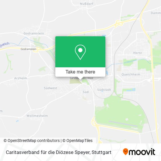 Caritasverband für die Diözese Speyer map