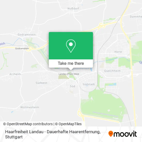 Карта Haarfreiheit Landau - Dauerhafte Haarentfernung