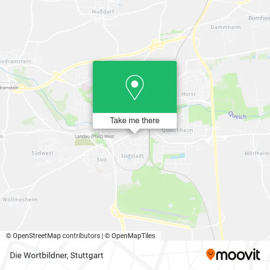 Карта Die Wortbildner