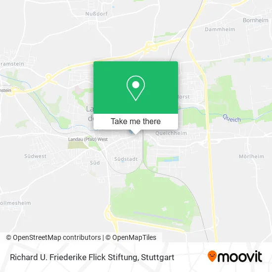 Карта Richard U. Friederike Flick Stiftung