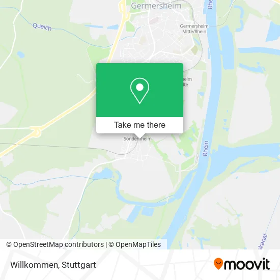 Карта Willkommen