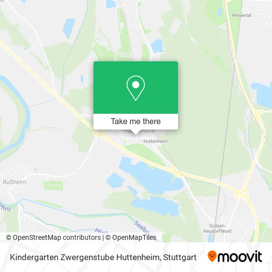 Карта Kindergarten Zwergenstube Huttenheim