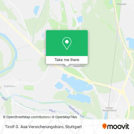 Карта Tirolf G. Axa-Versicherungsbüro