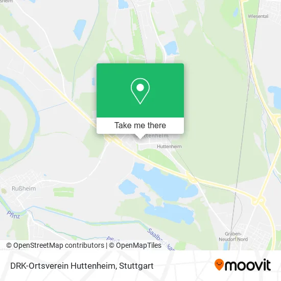 Карта DRK-Ortsverein Huttenheim