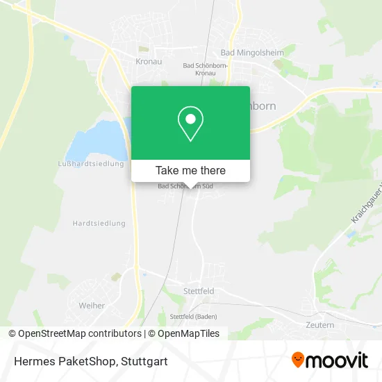 Карта Hermes PaketShop
