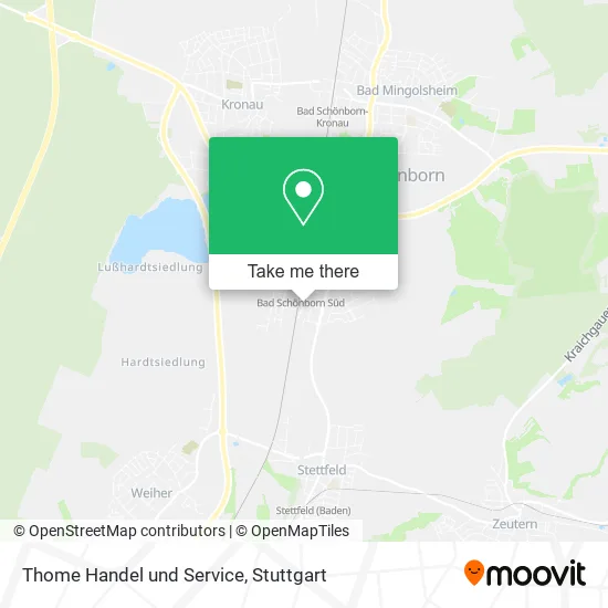 Карта Thome Handel und Service