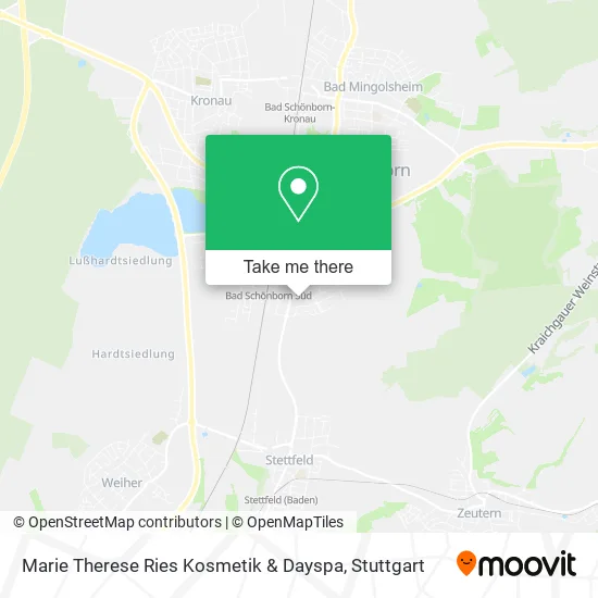 Карта Marie Therese Ries Kosmetik & Dayspa