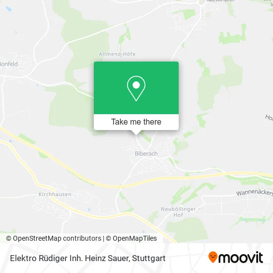 Карта Elektro Rüdiger Inh. Heinz Sauer