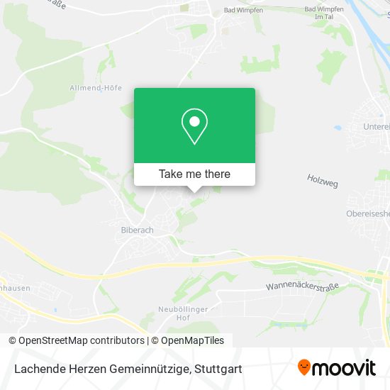 Lachende Herzen Gemeinnützige map