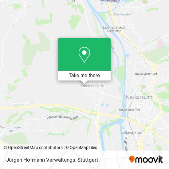 Jürgen Hofmann Verwaltungs map