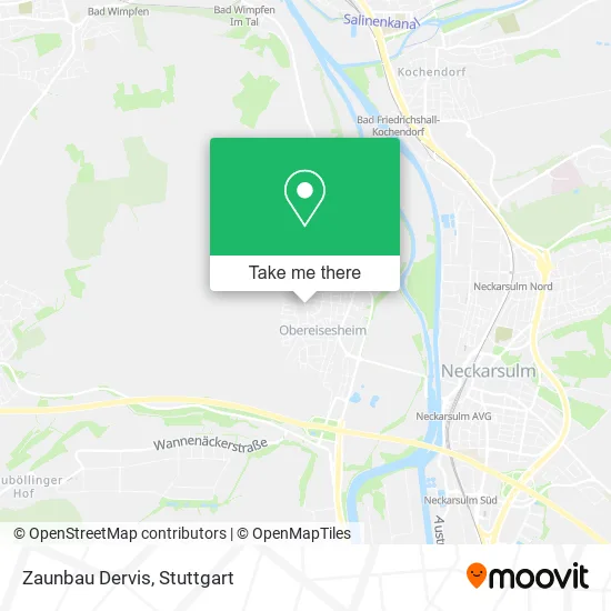 Карта Zaunbau Dervis