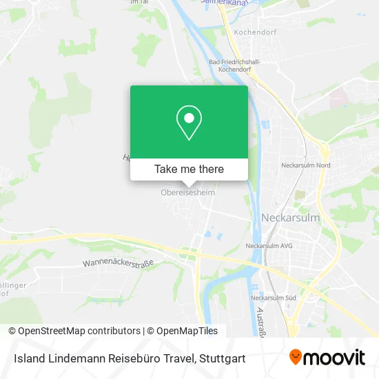 Карта Island Lindemann Reisebüro Travel