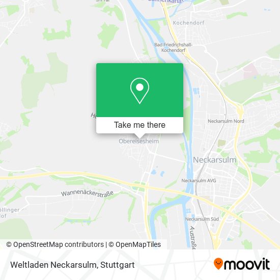 Weltladen Neckarsulm map