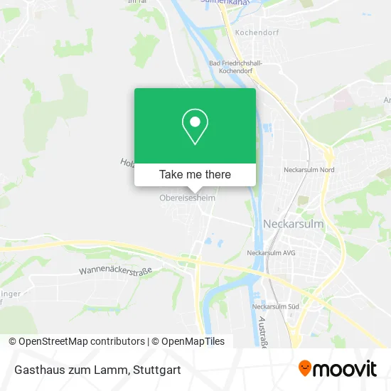 Карта Gasthaus zum Lamm