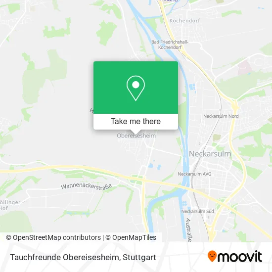 Карта Tauchfreunde Obereisesheim