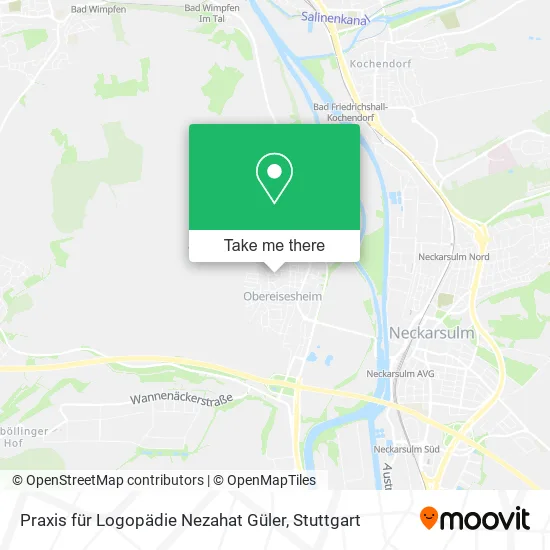 Карта Praxis für Logopädie Nezahat Güler