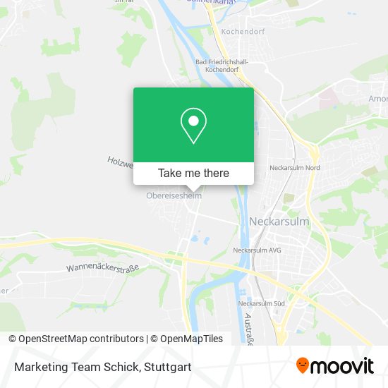 Marketing Team Schick map