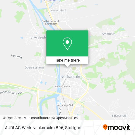 Карта AUDI AG Werk Neckarsulm B06