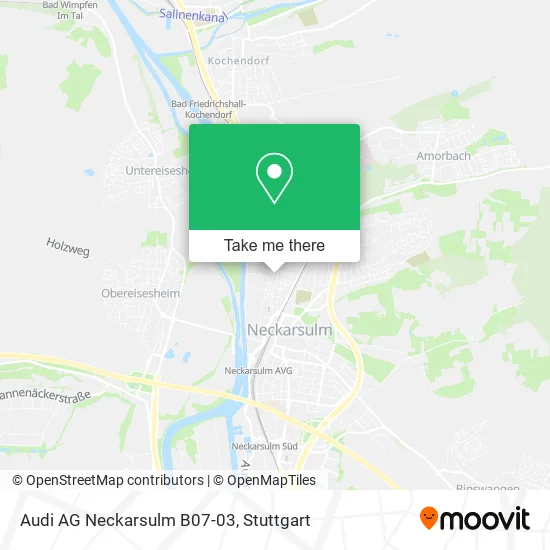 Карта Audi AG Neckarsulm B07-03