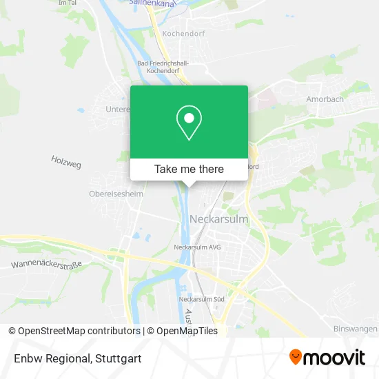 Карта Enbw Regional
