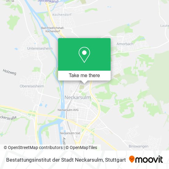 Bestattungsinstitut der Stadt Neckarsulm map