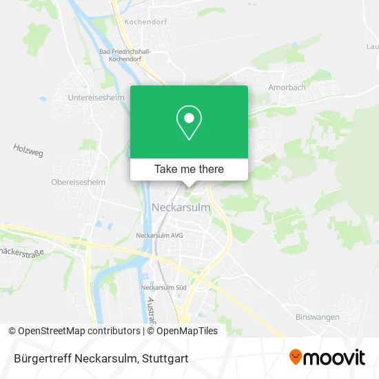 Карта Bürgertreff Neckarsulm