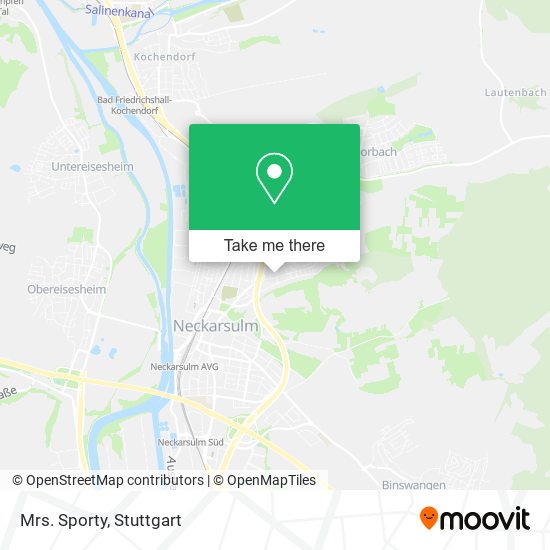 Mrs. Sporty map