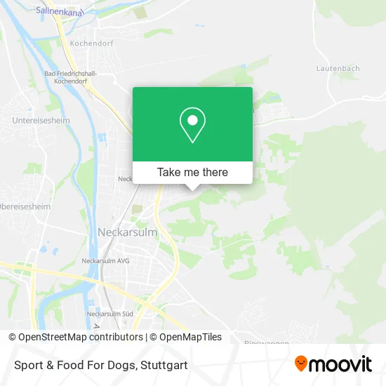 Карта Sport & Food For Dogs