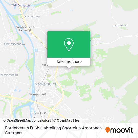 Förderverein Fußballabteilung Sportclub Amorbach map