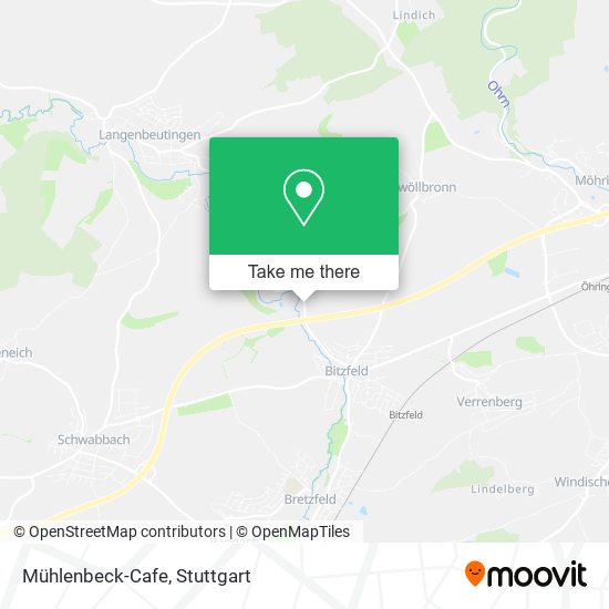 Mühlenbeck-Cafe map