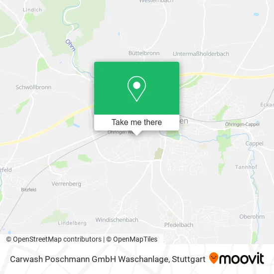 Карта Carwash Poschmann GmbH Waschanlage