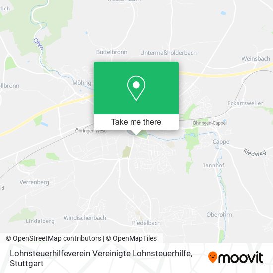 Lohnsteuerhilfeverein Vereinigte Lohnsteuerhilfe map