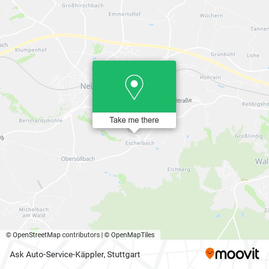 Ask Auto-Service-Käppler map