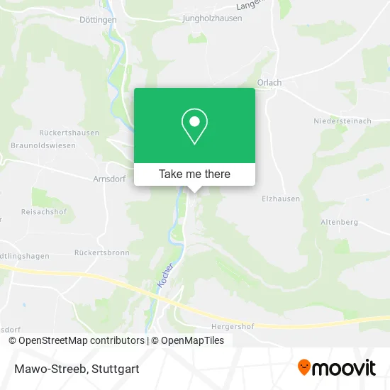 Карта Mawo-Streeb