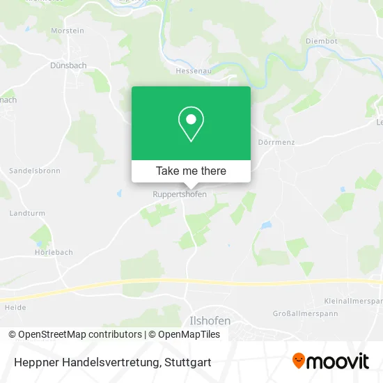 Карта Heppner Handelsvertretung